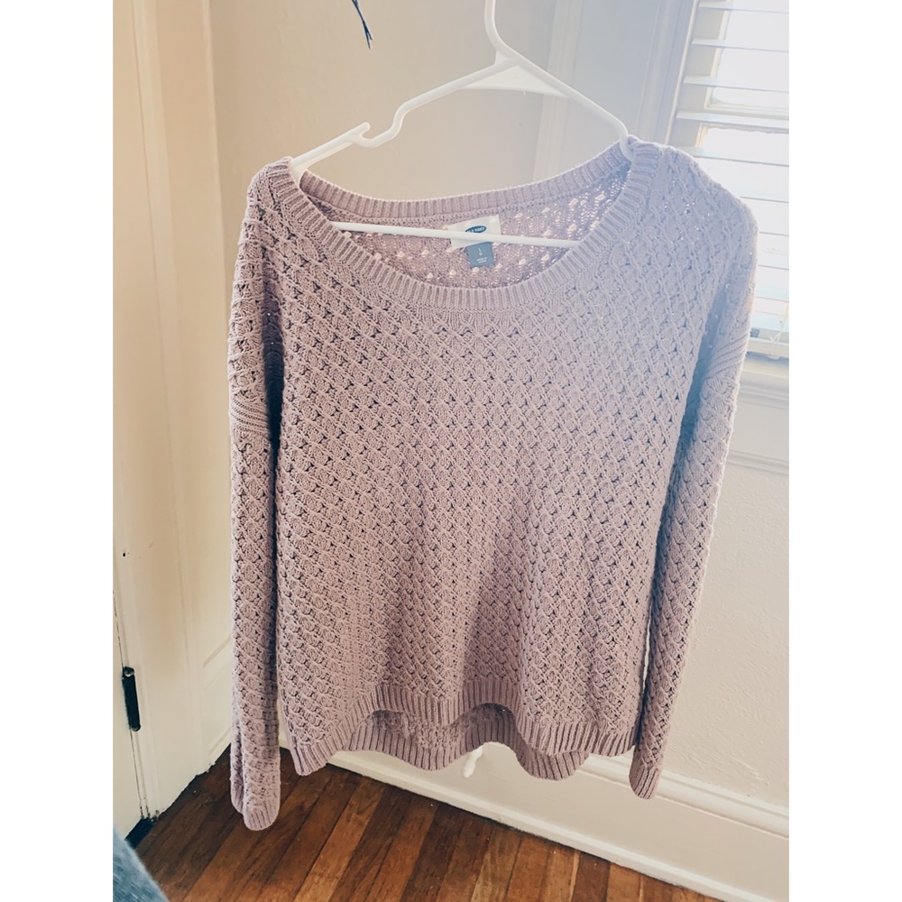 OVERSIZED LIGHT BROWN SWEATER// COZY// SIZE L